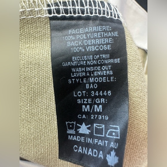 COLORI White Faux Leather skirt US M - Picture 8 of 10